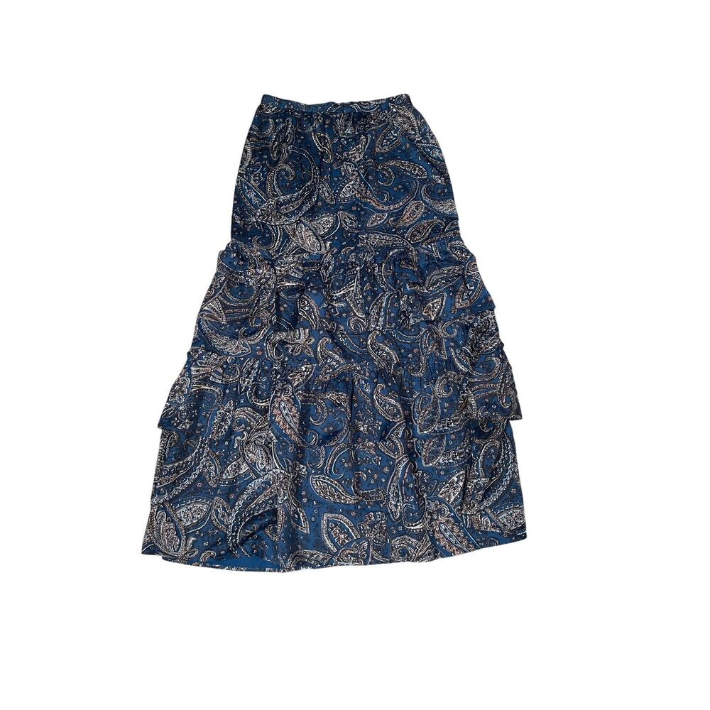 Outerknown, Paisley Maxi Skirt, NWT Size 8
